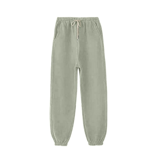 Yuyuzo Sweatpants for Women Plus Size Drawstring High Waisted Athletic Workout Joggers with Pockets