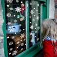thumbnail image 2 of Christmas Wall Stickers Xmas Decal Reusable Selfcling Snowflakes Wall Decor, 2 of 8