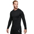 thumbnail image 3 of RBX Active Men's Athletic Performance Long Sleeve Crew Neck Fleece Lined Insulated Fitted Base Layer T-Shirt, 3 of 4