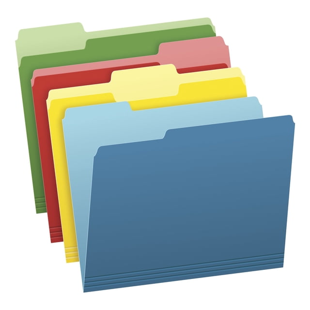 Carpetas de archivos Pendaflex en dos tonos, color, tamaño carta, paquete de 36