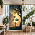 thumbnail image 7 of LUUFILx He is Risen Church Decor Cross Banner Easter Background Sunrise Christian Party Supplies Religious Photography Backdrop Faith Decorations, 7 of 7