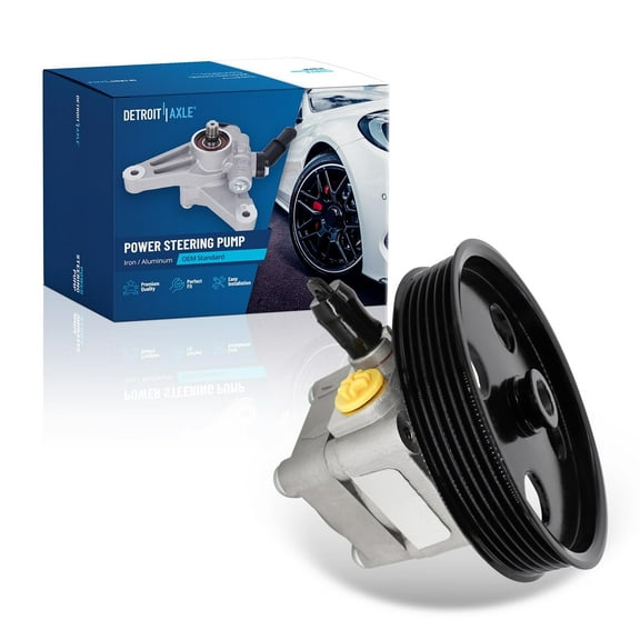 Detroit Axle - Power Steering Pump for Volvo S80 C70 S60 V70 XC70 S70, Power Steering Pump with Pulley Replacement