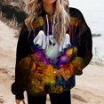 thumbnail image 1 of MesaSe Halloween Femmes Mode Quotidienne Polyvalent Décontracté Sweat-Shirt à Manches Longues Imprimé Top Sweat-Shirt, 1 of 5