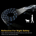 thumbnail image 4 of Durable Dog Leash, 5 FT/6 FT, 1/2", Padded Handle Nylon Dog Reflective Leash for Small Medium & Large Dogs Walking(5 ft, Black Blue), 4 of 8