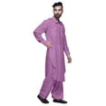 thumbnail image 4 of Atasi Pathani Kurta Pyjama Wedding Kurta Pajama For Boys Summer Clothing, 4 of 5