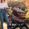 thumbnail image 5 of Renewold American Tribal Highland Cow Sunflower Red Infant Car Seat Cover, Baby Carseat Scarf Stretchy Nursing Scarf Car Seat Canopy Breathable Nursing Cover for Boys Girls, 5 of 7