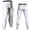 01-White, variant on IWRICH Men's Tight Sportswear Gym Workout Running Leggings Camo Sports Workout Pants 02- XXXL