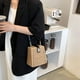 thumbnail image 5 of LHSHID Summer Rattan Small Square Bag Casual Style Beach Bag Handbag Woven Handmade Top-handle Bag Shopping Portable Purse Totes, 5 of 6