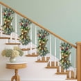 thumbnail image 1 of Nvzi 1 pieza de adorno de escalera inalámbrico, guirnalda navideña colgante con forma de lágrima, decoración navideña para escaleras, I, 1 of 4