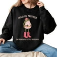 thumbnail image 3 of Hold On Partner I’m Growing A Little Buckaroo Sweatshirt – Funny Cowboy Frog Pregnancy Sweater, Gift for New Moms, 3 of 7