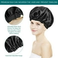 thumbnail image 5 of Double Layer Adjustable Hair Bonnet For Sleeping Hair Bonnets For Women Curly Natural Hair, 5 of 6