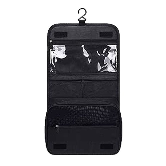 Hearth & Gear Trousse de Toilette Suspendue Grande Trousse Organisateur de Maquillage Pliable pour Hommes et Femmes Rangement de Voyage Rangement de Vêtements de Dortoir Couverture et Drap Rangement Sac de Rangement pour Tapis Contenants de Rangement pour Couvertures