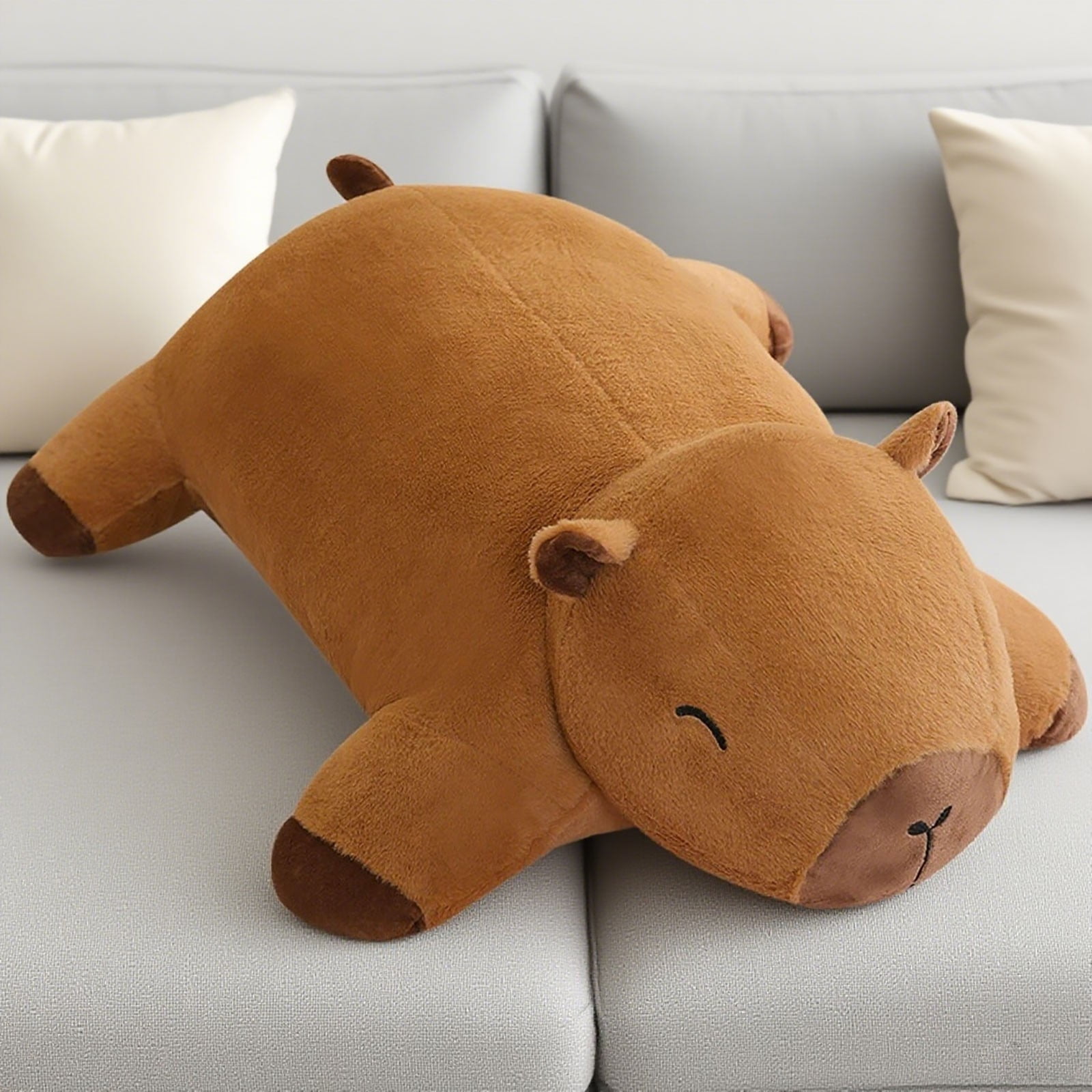 Capybara Pillow Toy Hugging Cushion For Home And Stress