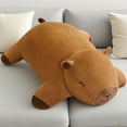 thumbnail image 6 of Soft Capybara Pillow Stuffed Animal Hugging Cushion Toy For Home And Stress, 6 of 6