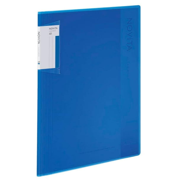 Archivador expandible Kokuyo Novita α A4-S con 40 compartimentos, color azul