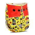 thumbnail image 3 of IMPROVUS Free Size Washable & Reusable Cloth Diaper With 1 Dry Feel Absorbent Soaker Pad (3Months- 3Years) (Red&Yellow), 3 of 4