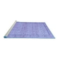 thumbnail image 2 of Ahgly Company Machine Washable Indoor Square Persian Blue Traditional Area Rugs, 8' Square, 2 of 4
