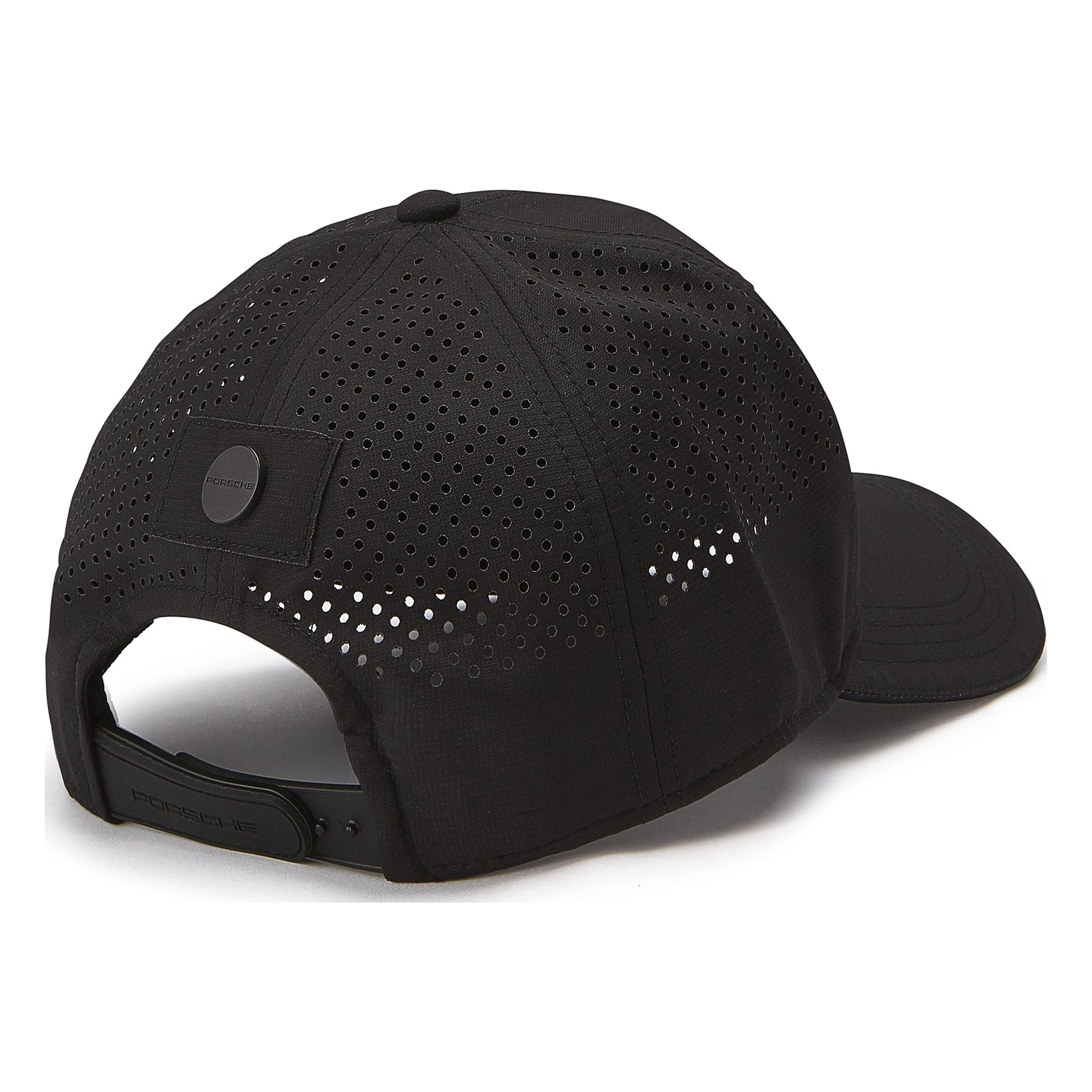 Paddock Collection Porsche Motorsport Hat Adjustable Fit Male Hat, 100% Polyester, Black
