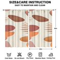 thumbnail image 2 of Modern Abstract Geometric Lines Boho Curtains-Blackout Curtains Bedroom Decor Living Room Darkening Grommet Window Drapes 2 Panels Set 52"x 84", 2 of 2
