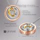 thumbnail image 2 of Mom I Love You "Trinity" Necklaces for Moms, Engraved Jewelry 14K Rose Gold Necklace with 5A Cubic Zirconia, 17"+2", Jewelry Box Included for Gift, Sy, 2 of 4