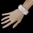 thumbnail image 3 of Brazalete nupcial Salvador de Perla Diamante de Cristal, 3 of 8
