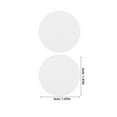 thumbnail image 2 of HOOWIFFY Clear Round Sticker Labels for Organizing and Printing, 2 Rolls, and Use for Home and Office, 2 of 8