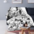 thumbnail image 1 of Manta Katsuki Bakugo, decoración de franela, My Hero Academia, Boku No Hero Academia, manta portátil para el hogar, colcha para sofá, 1 of 5