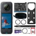thumbnail image 1 of Insta360 X4 - Waterproof 360 Action Camera + Selfie Stick + Guards + 64GB Card + More, 1 of 9