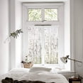 thumbnail image 4 of Bamboo Pattern Window Privacy Film, Non-Adhesive Stained Glass Effect, Frosted Design for Bathroom, Kitchen, and Office, UV Protection, Decorative Film, 17.5 In X 78.7 In, 4 of 5