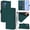 Darkgreen, variant on Decase Case for Samsung Galaxy A15 5G Wallet Case,Luxury PU Leather Wallet Phone Case Flip Folio Protective Shockproof Cover with Card Holder,Kickstand Feature,for Galaxy A15 5G 6.5",Lagon