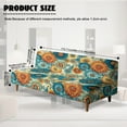 thumbnail image 7 of Xoenoiee Boho Mandala Flower Print Stretch Armless Sofa Slipcover Spandex Anti-Slip Soft Couch Sofa Cover, Washable Furniture Protector with Elastic Bottom for Kids, Pets, 7 of 7