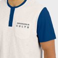 thumbnail image 6 of Men's Darius Rucker Collection by Fanatics Cream Indianapolis Colts Henley Colorblock Slub Pocket T-Shirt, 6 of 6