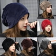 thumbnail image 1 of Mode Femmes Hiver Velours Ski Slouch Chapeau Unisexe Hip-Hop, 1 of 5