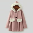 thumbnail image 5 of Toddler Girls Winter Windproof Coat Jacket Kids Warm Hooded Outerwear Jacket Toddler Girl 4t Winter Jacket, 5 of 7