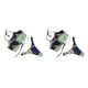 thumbnail image 3 of Jumpingount Tankini estampado bohemio cintura alta Split traje de baño Push-up Bra Panty Pool Party traje de baño señora adultos Braguita Sujetador Verde XL 2piezas, 3 of 6