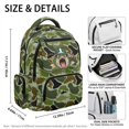 thumbnail image 7 of Aplkyhs Green Camo Fish Adorable Backpack Lightweight Casual School Bookbag for Kids 9-12 Water Resistant with Padded Straps for Daily Use, 7 of 7