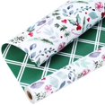 thumbnail image 1 of Papel de Regalo Reversible Vintage Navidad LaRibbons 43x10 m, 1 of 6