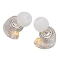 thumbnail image 2 of Earbuds Accessories, Pluggable MMCX Interface Comfortable HiFi Replacement Sports Earbuds Head  For SE215 Transparent, 2 of 8