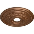 thumbnail image 3 of Ekena Millwork 17 5/8"OD X 3 5/8"ID X 1 7/8"P Orleans Ceiling Medallion (Fits Canopies up to 4 5/8"), Hand-Painted Polished Copper, 3 of 7