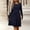 Navy, variant on Sentmoon Women’s Dresses Solid Color Long Sleeve Crew Neck Casual Dresses for Women Relaxed Fit Athletic Dress for Date Night and Dinner