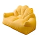 thumbnail image 3 of Loveseat - Puf Creativo De Lino Y Algodón Suave Para Sala De Juegos, Dormitorio, Color Amarillo, 3 of 8
