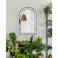 thumbnail image 5 of Kate and Laurel Audubon Farmhouse Wall Mirror, 24 x 36, White, Modern Arched Mirror for Wall, 5 of 8