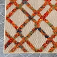 thumbnail image 4 of Superior Paxson Diamond Indoor/Outdoor Area Rug, 6' x 8' 10", Cream, 4 of 8