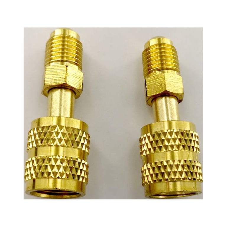 Adaptateur R410A, Deosdum 1/4 Sae R410A A/C 1/4 Mâle Sae à 5/16 Femelle Adaptateur Sae Connecteur de Tuyau Hvacr410A A/C Connecteur 1/4 Mâle Sae à 5/16(R410A Outer 1/4SAE Inner 5/16SAE Adaptateur R410A, Deosdum 1/4 Sae R410A A/C 1/4 Mâle Sae à 5/16 Femelle Adaptateur Sae Connecteur de Tuyau Hvacr410A A/C Connecteur 1/4 Mâle Sae à 5/16(R410A Outer 1/4SAE Inner 5/16SAE