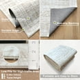 thumbnail image 4 of METSAVAIM 2x6 Runner Rug - Ultra Soft Vintage Beige  Hallway Runner Rug for Entryway, Kitchen & Bedroom | Non-Slip Machine Washable Runner Rug, Stain-Resistant & Durable for High-Traffic Areas, 4 of 7