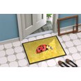 thumbnail image 4 of Carolines Treasures 8867MAT Lady Bug sur Tapis Jaune Intérieur Ou Extérieur - 18 x 27 Po., 4 of 4