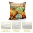 thumbnail image 4 of COMIO  Pumpkin Pillow Covers Fall Maple Leaves Throw Pillow Covers Autumn Stripes Pillow Cover Pillowcase for Home Couch Sofa Bed, 4 of 5