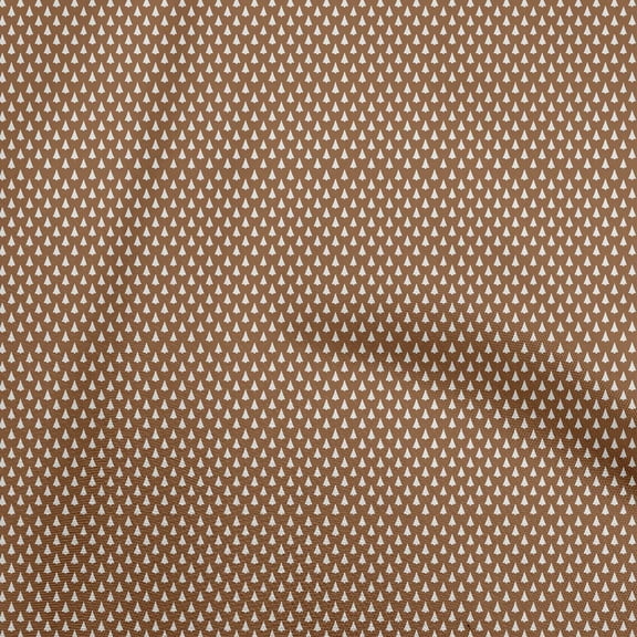 oneOone Silk Tabby Brown Fabric Christmas Sewing Fabric By The Yard Printed Diy Clothing Sewing Supplies 42 Inch Wide