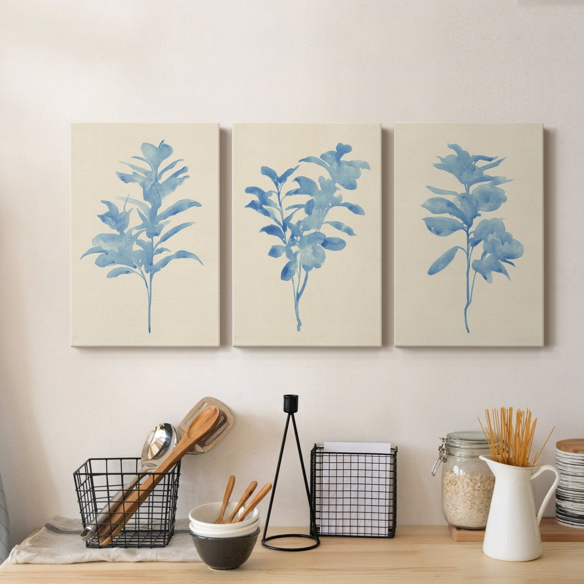 Verditer Fig I Premium Gallery Wrapped Canvas - Ready to Hang - 24 x 36 Each