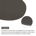 thumbnail image 4 of Uxcell Elbow Knee Iron-on Fabric Patches Gray for Clothing Repair Crafts 6 Pcs, 4 of 6